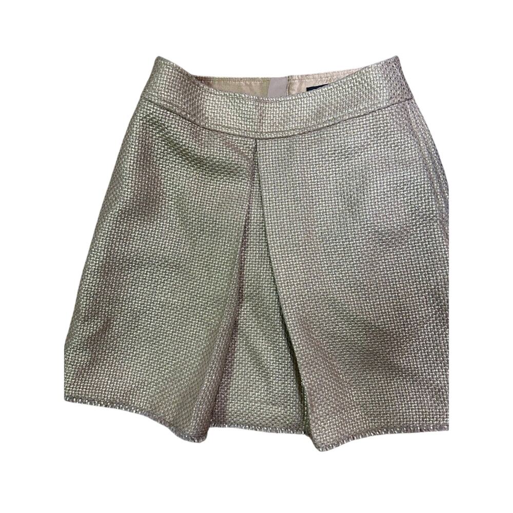 Banana Republic Metallic Gold Tweed Skirt NEW with Tags